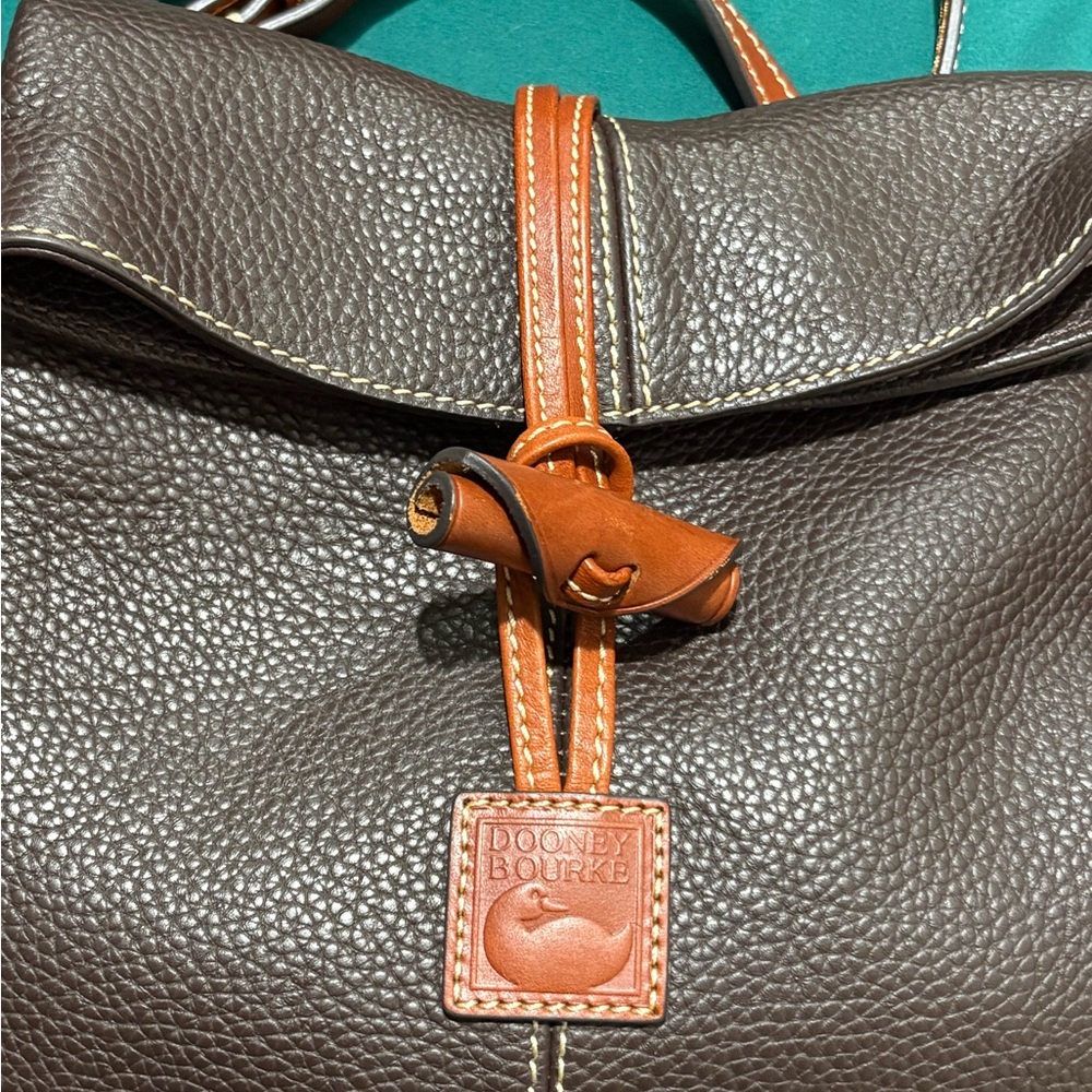 Dooney & Bourke Dark Brown Leather Bag